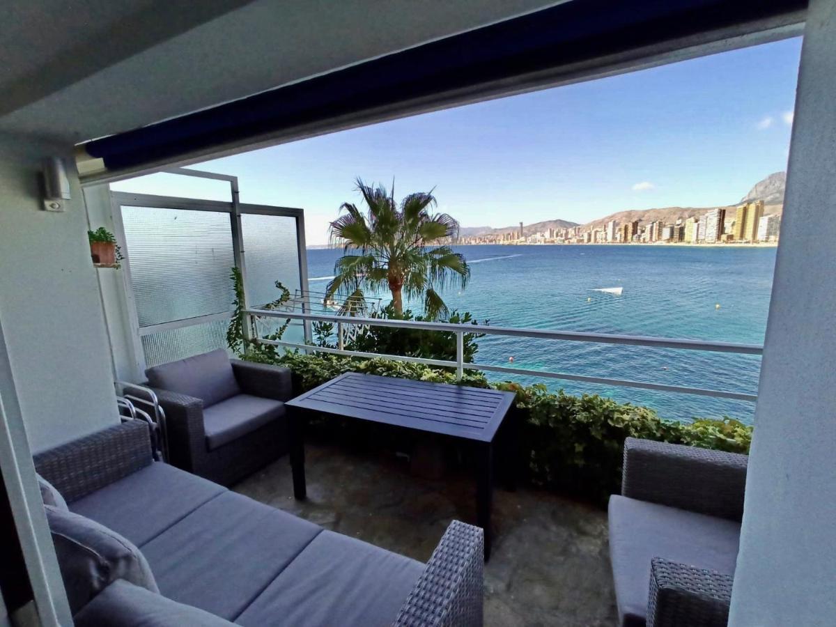 Estudio Primera Linea Con Acceso Privado Al Mar Benidorm Eksteriør bilde