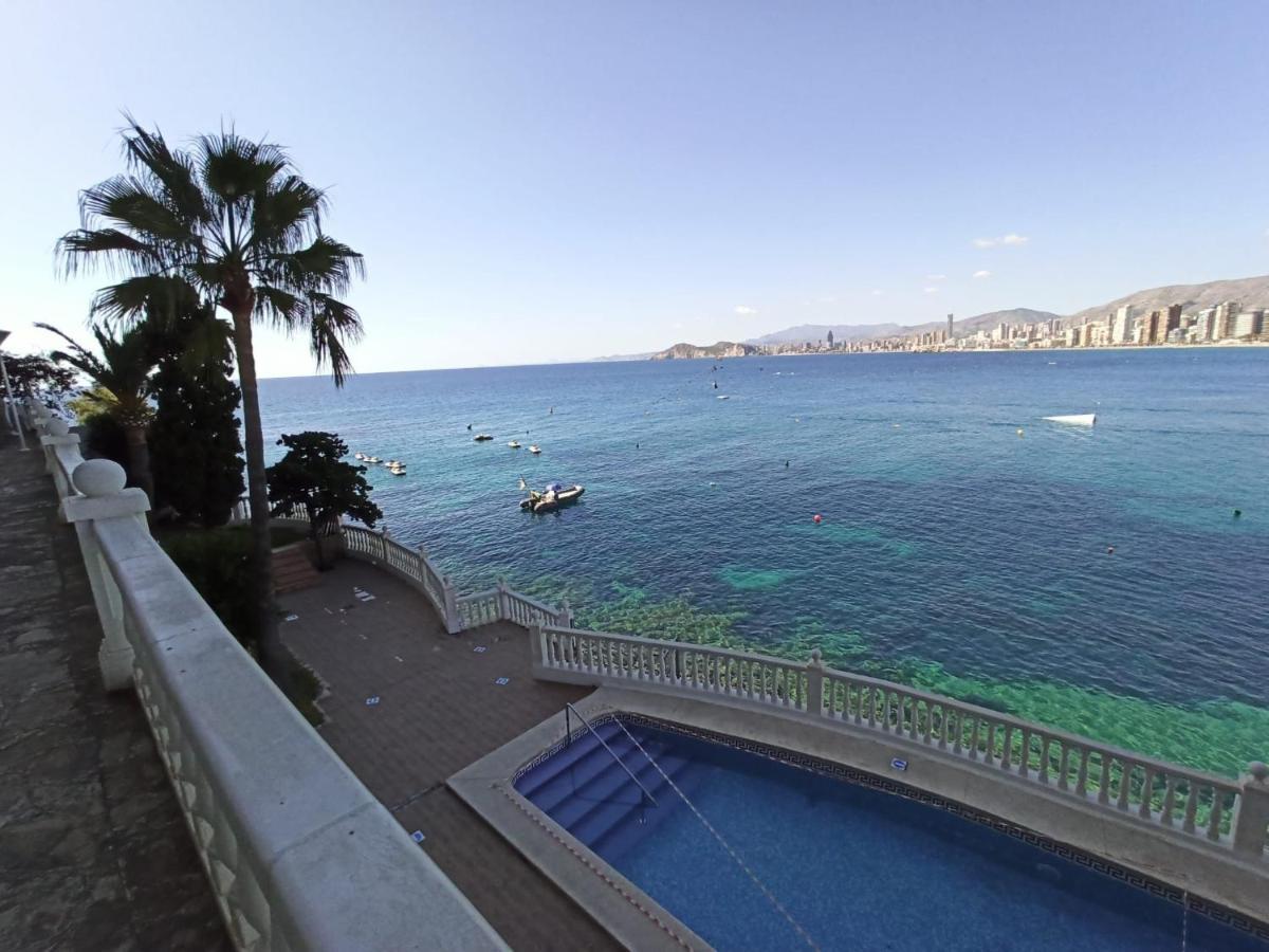 Estudio Primera Linea Con Acceso Privado Al Mar Benidorm Eksteriør bilde